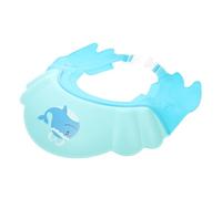 CONGARTENO Adjustable S Bath Cap Whale Blue Lightweight Flexible Shampoo Hat for Hair Wash Shower Hat Protecting Ears and Eyes During Bathing