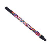 CONGARTENO Adjustable Ukulele Belt Sling with Creative Geometric Pattern Comfortable Widened Polyester Shoulder Strap for Guitar and Ukulele Smooth with Stable Locking Gift for Musicians