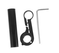 CONGARTENO Alloy Bike Handlebar Extender Bar Multi-function Extension Bracket for Extra Accessory Space Screw Fixing Aluminum Alloy Bike Extension Rack for Cycling