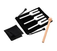 CONGARTENO Aluminum Alloy Tuning Forks with Hammer Timbre for Pitch Adjustment, Sound Healing Physics Experiments