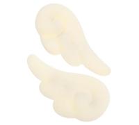 CONGARTENO Angel Wings Hairpin for Girls White Plush Hair Bobby Pin Non Clamp Barrette for School Party Daily Wear
