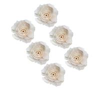 CONGARTENO Aroma Diffuser Flowers Natural Rattan Scented Floral Reed Diffusers 6pcs 4.5cm Hole Size Home Fragrance Decoration for Living Room and Office Use
