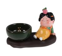 CONGARTENO Aromatherapy Furnace Incense Holder Stick Incense Burner Ceramic Burner Chinese Aromatherapy Household Home Ornaments Insence-sticks Ceramics