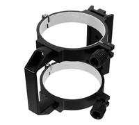 CONGARTENO Astrophotography Telescope Tube Metal Ring Clamp with Ergonomic Handle for Secure Optical Tube Mounting Weather-resistant Astronomical Telescope Collar for Stargazing and Lunar
