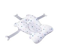 CONGARTENO Baby Bathtub Baby Seat Strong Buoyancy and Support, Foam and Plastic Summer Bath Support Cushion for Newborns and Boys and Girls, Comfortable White Suspension Pad for Bath Times