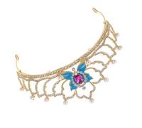 CONGARTENO Banquet Crown Headband for Birthday Party Masquerade Princess Tiara for Wedding Party Bridal Wedding Headband Crown for Women Cosplay Hair Accessories