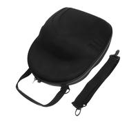 CONGARTENO Baseball Hat Case EVA Hard Cap Storage Box Portable Organizer with Strap for Travel Lightweight Protective Carrier for Baseball Caps Scratch-Resistant and Compact Hat Holder Black