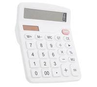 CONGARTENO Basic Solar-powered Desktop Calculator for Students and Office Use Counting Supply Tool Compact Design for School and Home Math Tasks