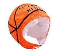 CONGARTENO Basketball Shaped Party Hat Fun Cosplay Headwear for Festivals Lightweight Costume Accessory Bright Colors Unique Design for Photo Props and Celebrations