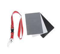 CONGARTENO Black Grey Photography Calibration Tool for Video Film Essential Photography Accessory for Accurate Balance