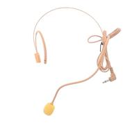 CONGARTENO Boys and Girls’ Wireless Headset Microphone for Singing and Performance, Flexible Small Skin-colored Singing Head Microphone Prop for Stage Shows and Classroom Speaking