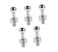 CONGARTENO Camera Holster Screw Pins 5pcs, Silver 1/4 Inch Waist Spider Pin for Camera Cage, Quick Release and No Shake