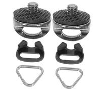 CONGARTENO Camera Strap Adapter Triangle D-ring Set with 1/4” Safety Screws, Neck and Wrist Strap Fixing Hooks for Photographers, Sturdy Metal Connectors Compatible with Dslr and Mirrorless