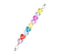 CONGARTENO Candy Color Heart Phone Finger Chain Strap Decorative Lanyard for Mobile Case Lovely Cartoon Style Phone Charm Accessory Anti-lost and Slip-resistant Design gift for for for for for for for