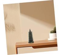 CONGARTENO Carved Jade Wenchang Tower Pagoda Statue for Feng Shui Home Decor Intricately Handcrafted Ornament Enhancing Positive Energy Academic Success and Prosperity with Cultural