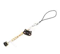 CONGARTENO Cat Earphone Dust Plug and Mobile Phone Charging Port Stopper for Phone Protection Black Oval and Round Combined Dust Plug Charm for