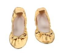 CONGARTENO Cat Paw Dance Shoes Soft Split Sole Ballet Slippers for Women High Elasticity Ballet Dance Shoes for Yoga Golden
