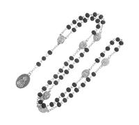 CONGARTENO Catholic Beaded Rosary Necklace Lightweight Chain Jewelry for Women Men Material Blessing Gift for Christmas Valentine's Mother's Day Suitable for Daily Wear and Special Occasions