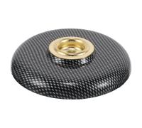 CONGARTENO Cello Endpin Stopper Rubber Mat Anti-Skid Pad with Carbon Fiber Texture for String Instrument Stability and Floor Protection, Professional Cello Accessory Anti-Slip Cover