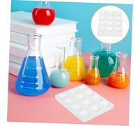 CONGARTENO Ceramic Reaction Plate for Chemical Testing Porcelain Spot Board for Laboratory Experiments and Science Teaching Impact-resistant Drip Plate for Chemistry Lab Use