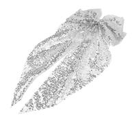CONGARTENO Charming Sequin Butterfly Clip Hair Bow for High Ponytails Oversized Shimmering Hair Accessory for Women and Girls for Special Occasions and Everyday Styles