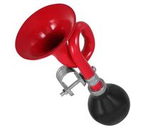 CONGARTENO Children's Bike Horn Bell Red Large Loud Snail Bike Bugle Horn Crisp Sound for Outdoor Cycling and Scooters