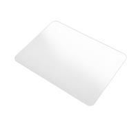 CONGARTENO Clear Tempered Glass Mousepad Thick Smooth Desktop Mat Non Slip Base Gaming Mouse Mat for Office Home School Dormitory Use