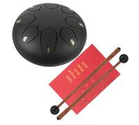 CONGARTENO Compact Metal Tongue Drum Kit Ethereal Percussion Instrument for Music Education Stress Relief with Mallets Finger Picks and Carry Bag