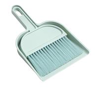 CONGARTENO Compact Mini Desktop Broom and Dustpan Set with Soft Bristle Brush PP Material Portable Table Cleaning Tool for Beds Desks and Small Surfaces