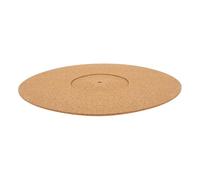 CONGARTENO Cork Vinyl Player Mat for Turntable Phonograph Records Natural Wood Color Protective Disc Pad with Groove Anti-vibration Shockproof Record Slipmat