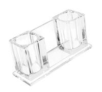CONGARTENO Crystal Glass Mic Stand for Desktop with Non-slip Bottom, Desktop Storage Microphone Holder Suitable for Stages and Broadcasting, Home Microphone Bracket for Stable Use