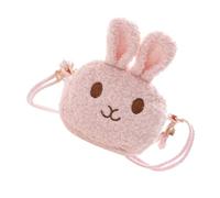 CONGARTENO Cute Portable Mini Rabbit Change Purse for Cartoon Crossbody Bag with Moderate Capacity and Adorable Pink Coin Bag for Shopping Parties and Everyday Use