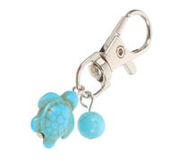 CONGARTENO Cute Turquoise Turtle Keyring and Theme Keychain for Beach Bags for Boys and Girls and Adults Detailed Craftsmanship and Unique Design