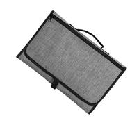 CONGARTENO Diaper Pad Foldable Portable for Newborn Nappies Multifunctional Diaper Change Mat Travel Changing Mat Made of Material in Grey