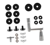 CONGARTENO Drum Kit Non Slip Felt Pads Set for Cymbal Stand Protection Professional Drum Accessory Preventing Metal Friction and Scratches Easy Installation for Acoustic and Electronic