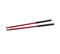 CONGARTENO Drum Sticks with Red Colour Drumstick Aluminium Alloy Anti-rust Strong for Drummer Exercises for Drum Pad Practicing and Speed Increase Practice Accessories