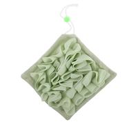 CONGARTENO Dual Sided 2in1 Scrub Towel Shower Loofah Green Pe Terry Cloth Bath Washcloth Holds Soap Creates Rich Lather Exfoliating Body Scrub for Men Women