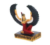 CONGARTENO Egyptian Goddess Resin Candle Holder Mythological Figurine Table Centerpiece Decorative Statue for Home Office Ambient Elegance
