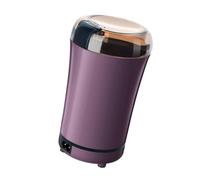 CONGARTENO Electric Mini Coffee Bean Grinder Household Spice Nut Grain Grinder with Transparent Cover and One Hand Operation UK Purple Voltage