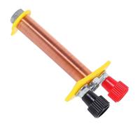 CONGARTENO Electromagnetic Coil Solenoid Physics Experiment Tool for Teaching Electrical Principles Copper Coil for Student Electromagnetism Demonstrations and Circuit Education