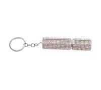 CONGARTENO Elegant Rhinestone Perfume Bottle Keychain Spray Travel Bottle Refillable for Women