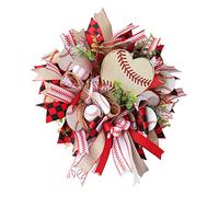CONGARTENO Elegant Wooden Door Hanging Garland Wreath Decor for Home and Party Charming Faux Flower Wall Ornament Suitable for Indoor Outdoor Celebration and Festival Display