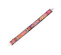 CONGARTENO Embroidered Floral Guitar Sling Strap Adjustable Replacement Banjo Belt for Crossbody and Shoulder Bags Elegant Purse Accessory for Men Women