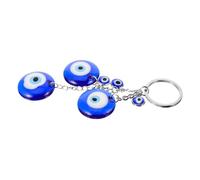 CONGARTENO Evil Eye Beaded Keychain Colorful Accents Accessory for Bag Decoration Unique for Women and Materials Eye-catching Charm for Keyring and Fashion Lovers