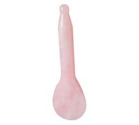 CONGARTENO Facial Massaging Board and Pink Crystal Jade Scraping Massage Tool Long Handle for Chinese Massage Therapy, Natural Stone Gua Sha Scraper for Spa Face Acupuncture and Beauty Care