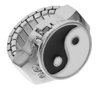 CONGARTENO Fashionable Dial Finger Watch Ring Small Decorative Metal Ring Watch for Women and Men Stylish Easy-Read Timepiece for Daily Wear and Festivals