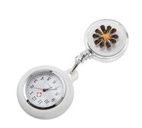 CONGARTENO Fashionable Fob Watch Retractable Clip Design Water-Resistant Alloy Pocket Watch for Doctors and Medical Professionals Healthcare Workers