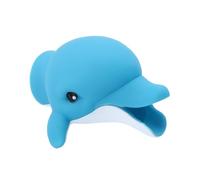 CONGARTENO Faucet Extension Tap Extender for Bathroom Splash-reducing Hand Washing Guide with Fun Dolphin Design Space-Saving Faucet Spout Attachment