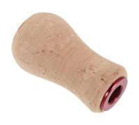 CONGARTENO Fishing Reel Handle Replacement Arm with Soft Red Cork Knob, Spinning and Casting Reel Accessory for DIY Repair and Upgrade in Angling Gear