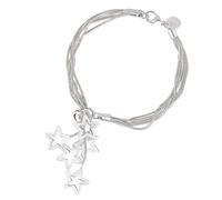 CONGARTENO Five Stars Relationship Bracelet Inspirational Star Bracelet for Women Delicate Five Line Chain Friendship Accessory Stackable Design